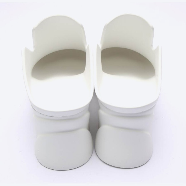 Image 3 of Heeled Mules EUR 40 White in color White | Vite EnVogue