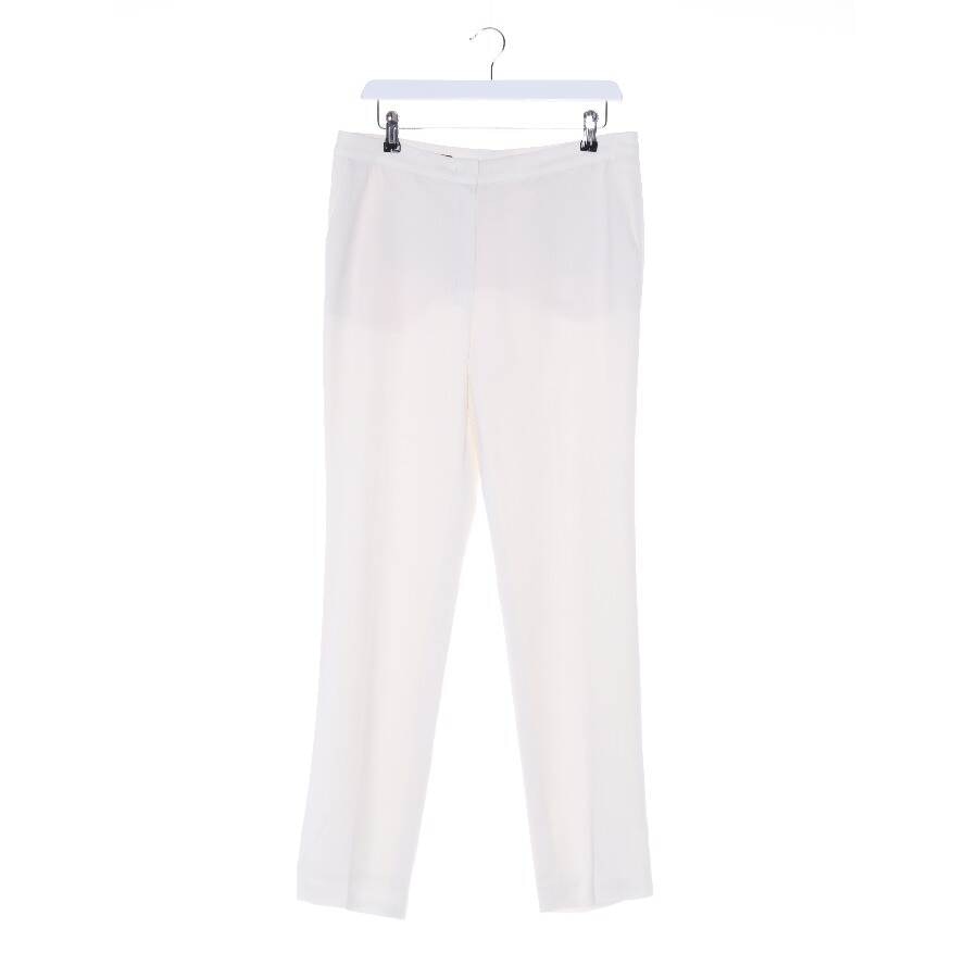 Image 1 of Trousers 40 Cream in color White | Vite EnVogue