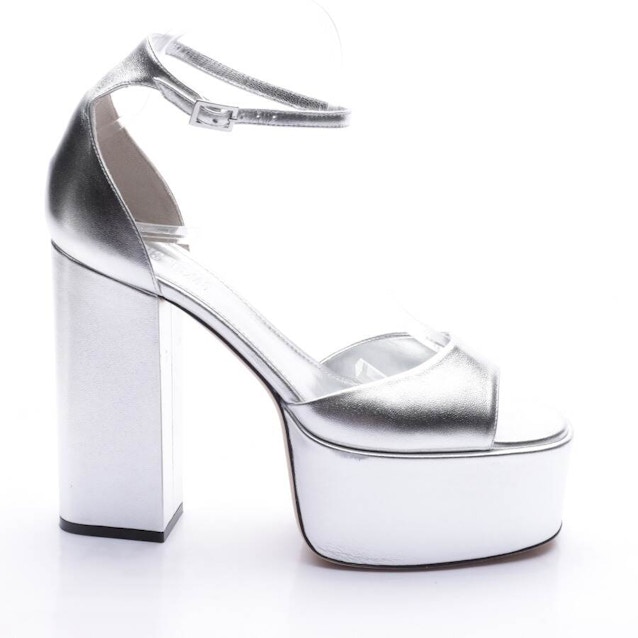 Image 1 of Heeled Sandals EUR 39 Silver | Vite EnVogue