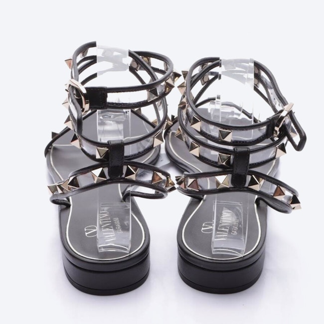 Image 3 of Rockstud Heeled Sandals EUR 41 Dark Brown in color Brown | Vite EnVogue