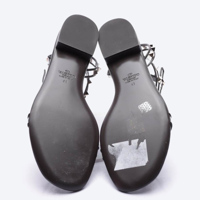 Image 4 of Rockstud Heeled Sandals EUR 41 Dark Brown in color Brown | Vite EnVogue