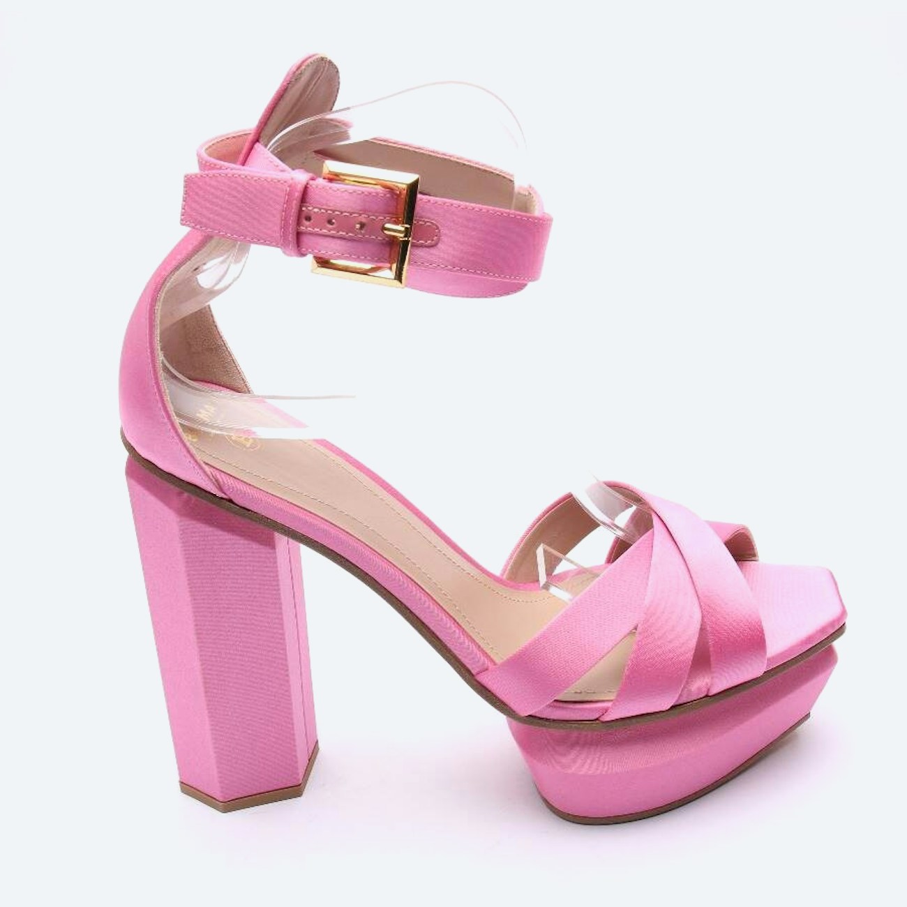 Image 1 of Heeled Sandals EUR 38.5 Pink in color Pink | Vite EnVogue
