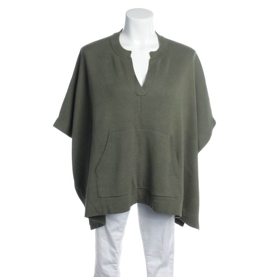 Image 1 of Poncho One Size Dark Green in color Green | Vite EnVogue