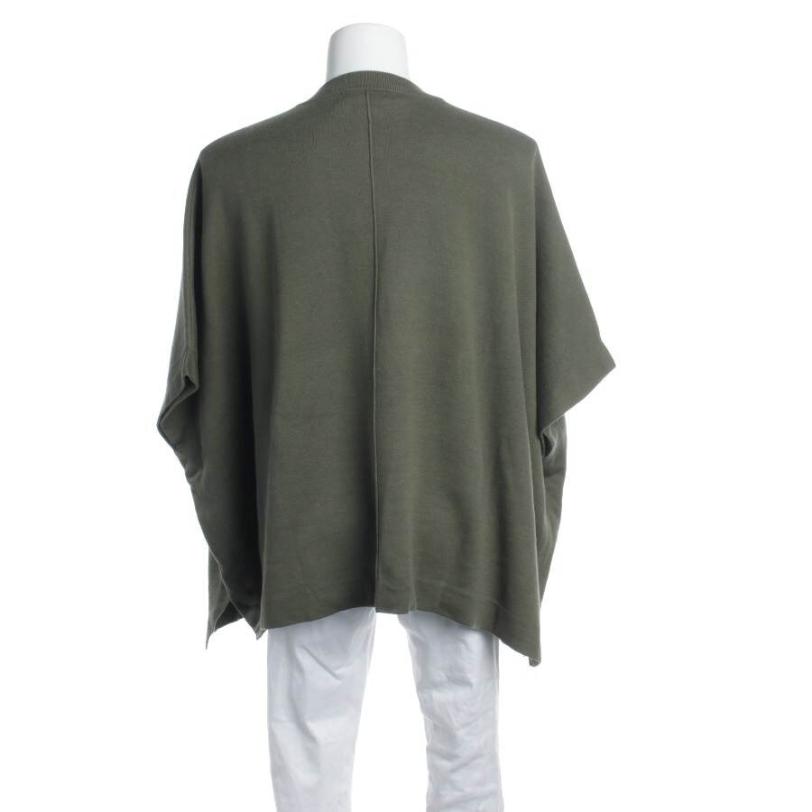 Image 2 of Poncho One Size Dark Green in color Green | Vite EnVogue