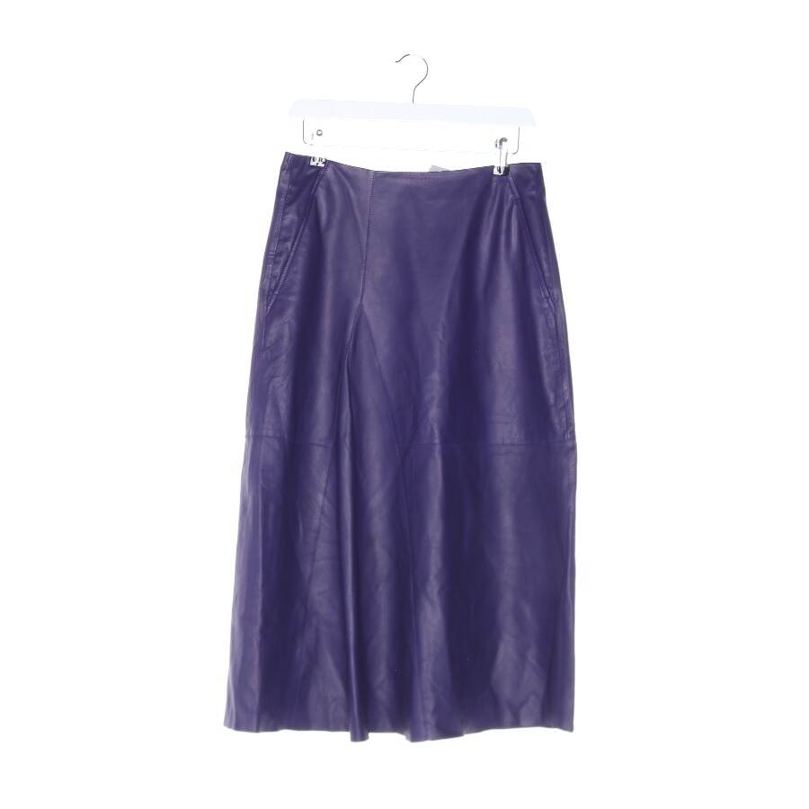 Image 1 of Leather Skirt 38 Purple in color Purple | Vite EnVogue