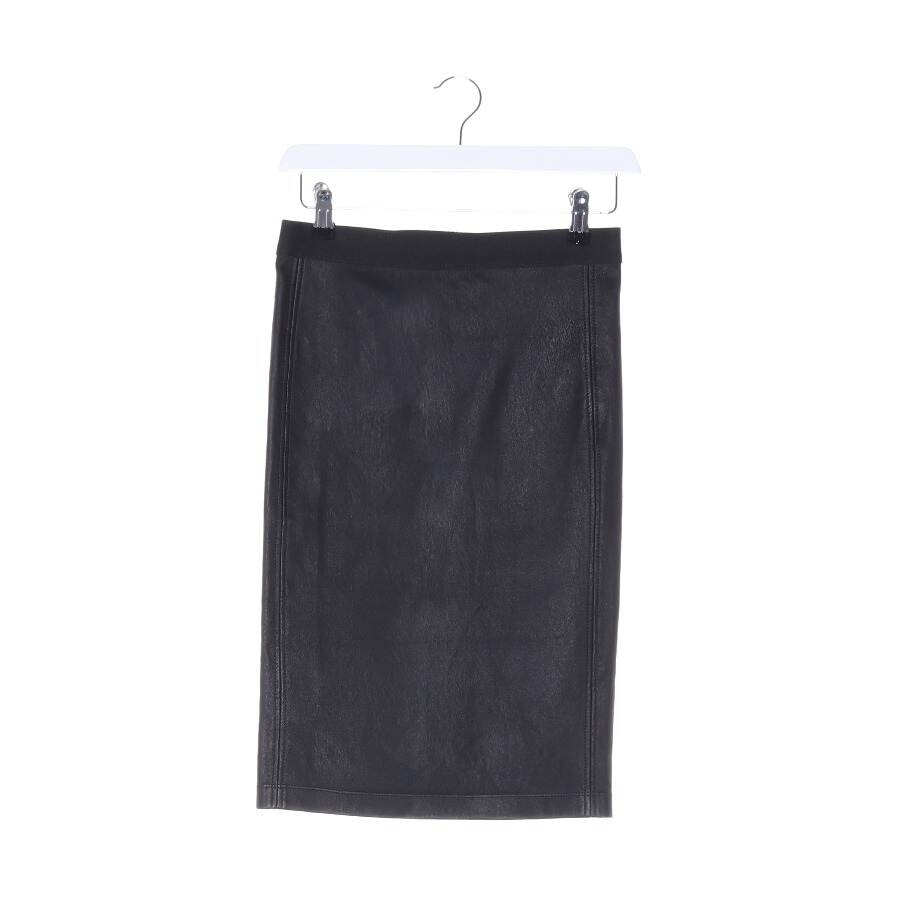 Image 1 of Leather Skirt 2XS Black in color Black | Vite EnVogue