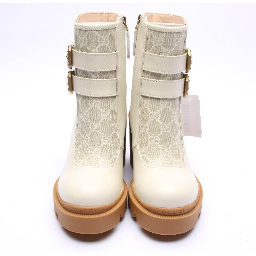 Image 2 of Ankle Boots EUR 36.5 Cream in color White | Vite EnVogue
