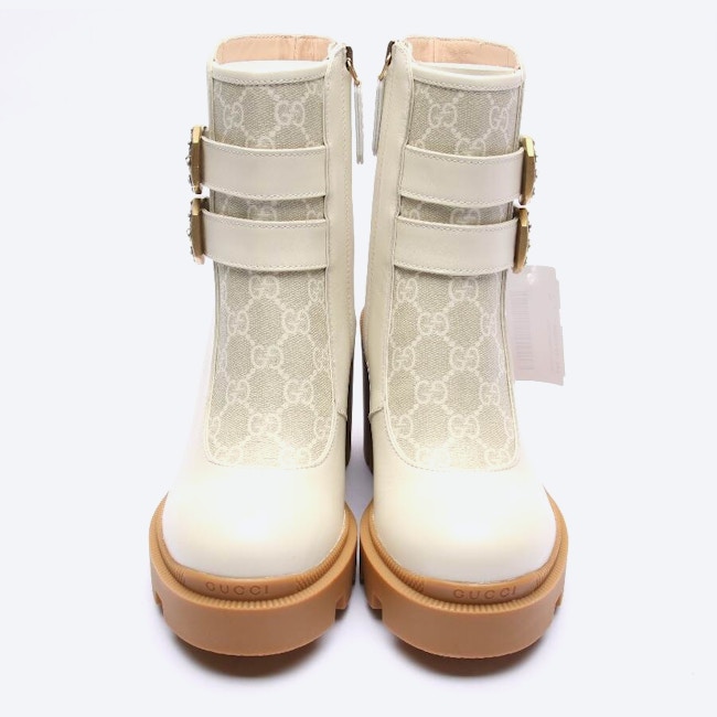 Image 2 of Ankle Boots EUR 36.5 Cream in color White | Vite EnVogue
