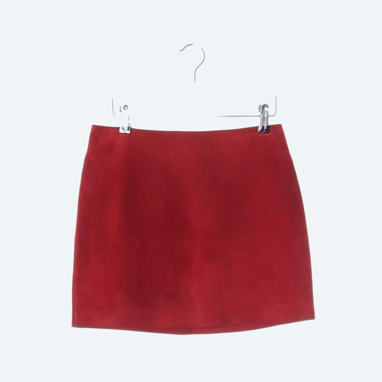 Image 1 of Leather Skirt 36 Red in color Red | Vite EnVogue