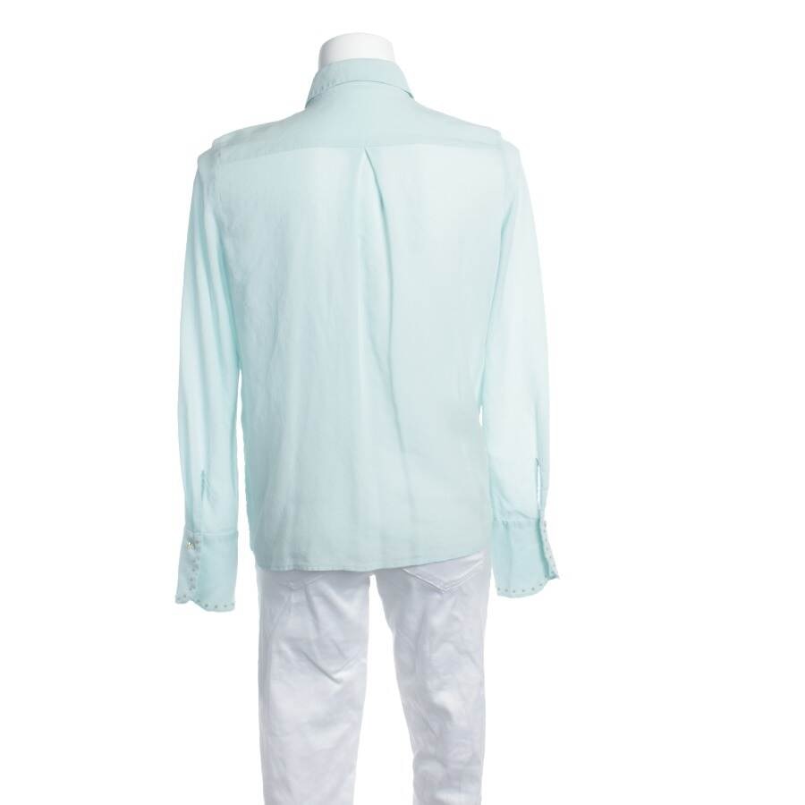 Image 2 of Silk Shirt 34 Turquoise in color Blue | Vite EnVogue
