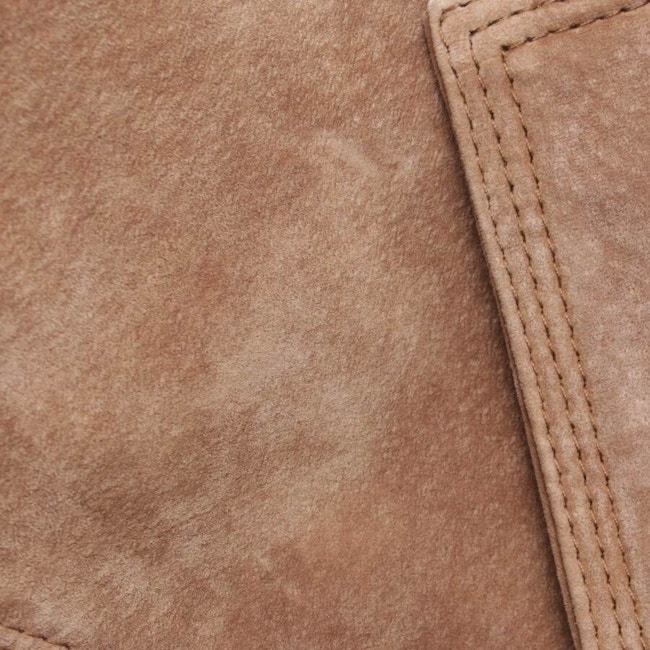 Image 4 of Leather Coat 36 Light Brown in color Brown | Vite EnVogue
