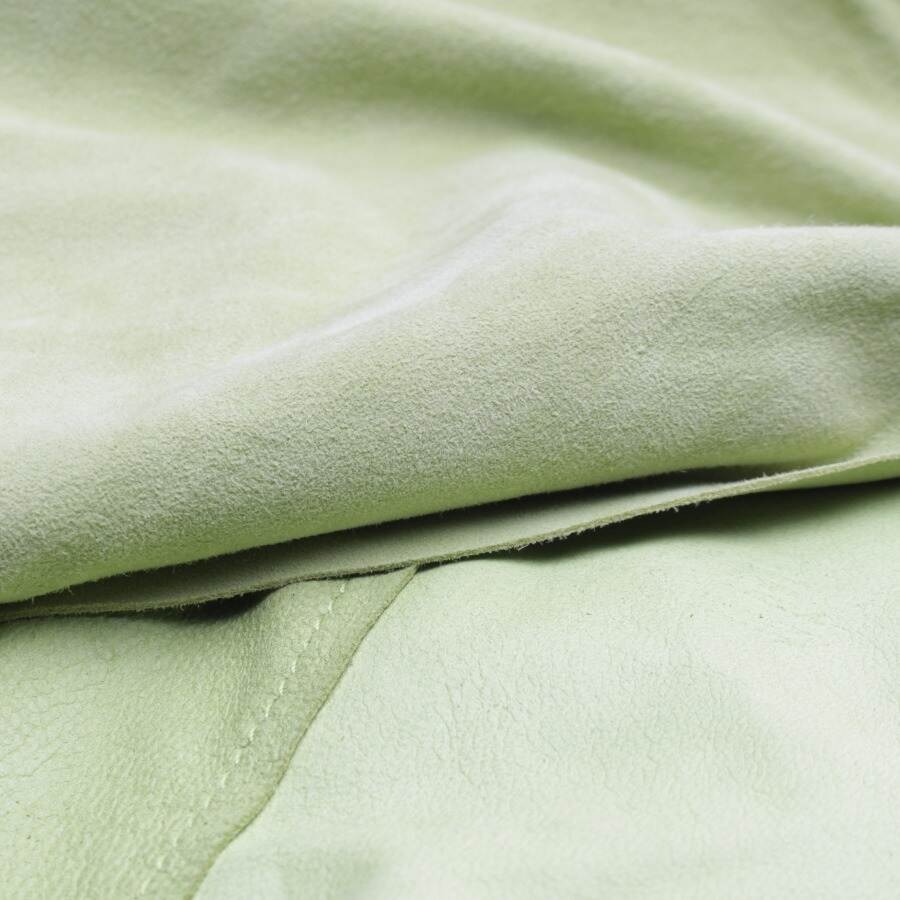 Image 3 of LeatherJacket 42 Light Green in color Green | Vite EnVogue