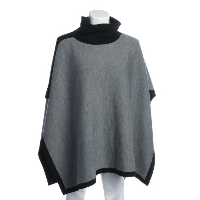 Image 1 of Wool Poncho One Size Gray | Vite EnVogue