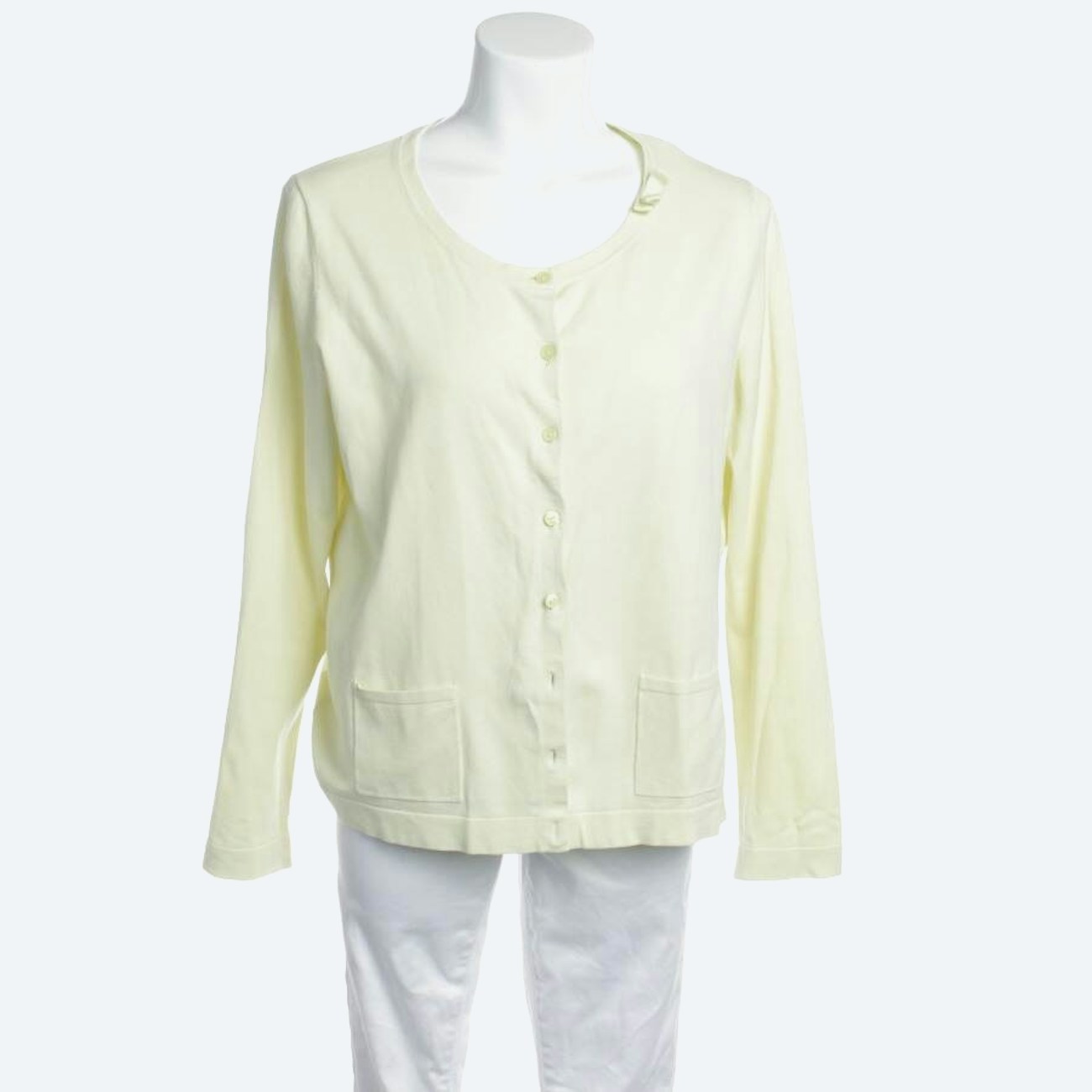 Image 1 of Cardigan 42 Yellow in color Yellow | Vite EnVogue