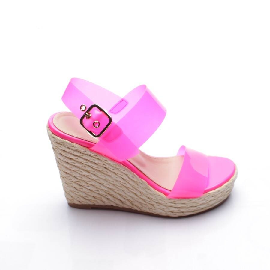 Image 1 of Wedges EUR 36 Neon Pink in color Neon | Vite EnVogue