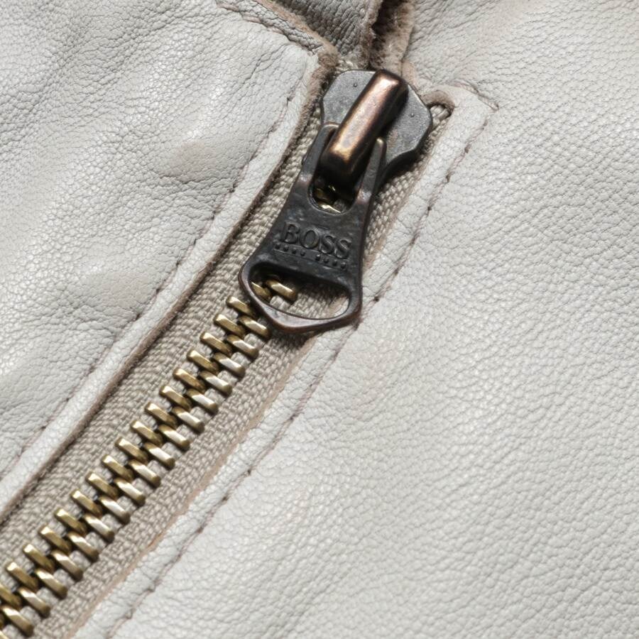 Image 4 of Leather Jacket 52 Beige in color White | Vite EnVogue