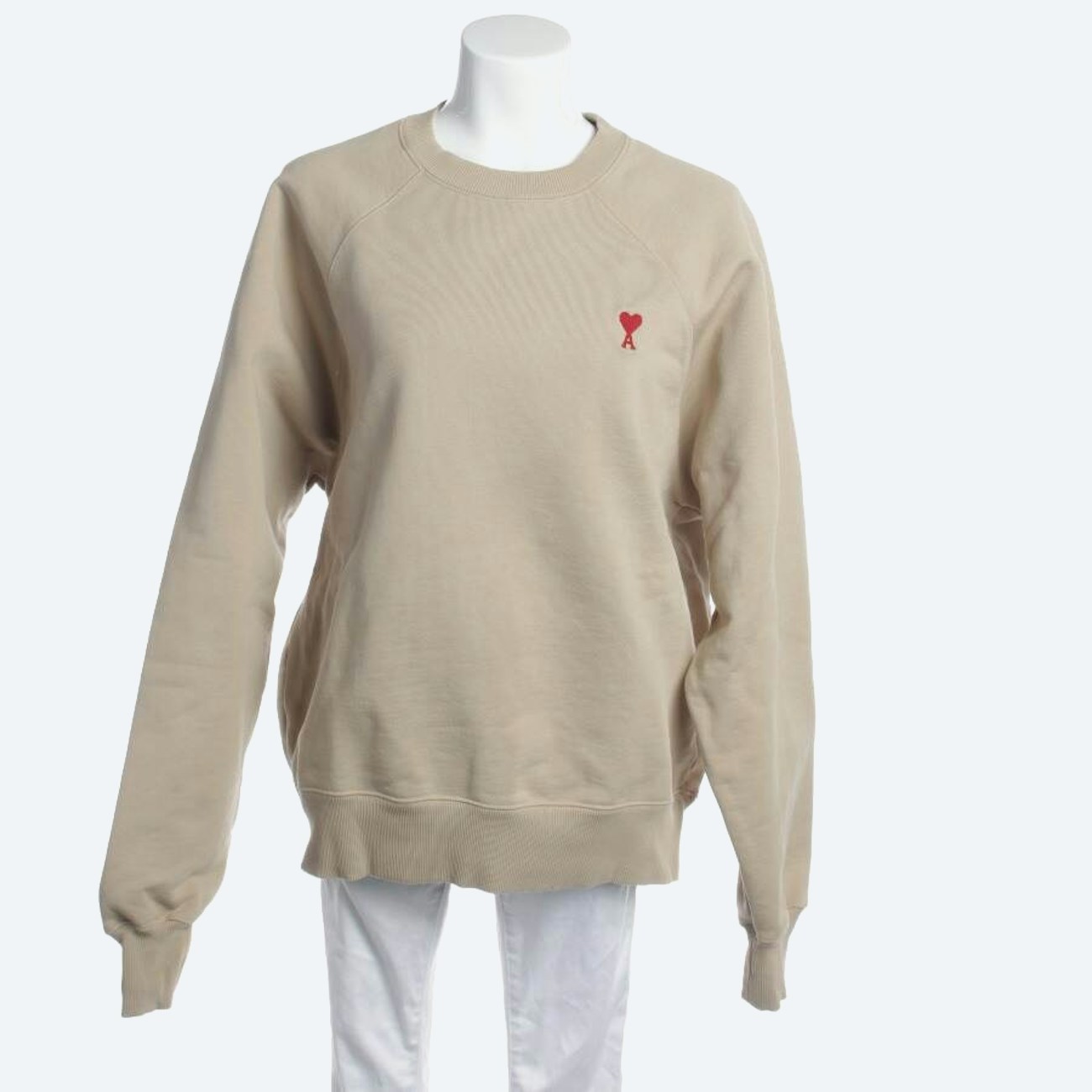Image 1 of Sweatshirt XL Beige in color White | Vite EnVogue