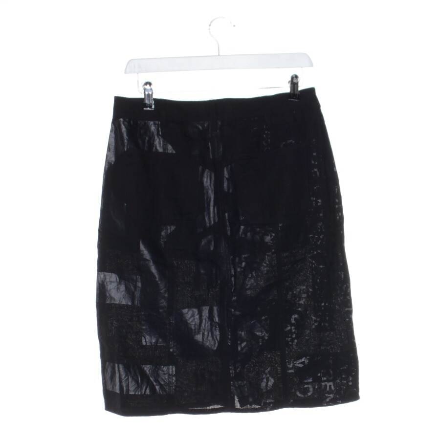 Image 2 of Linen Skirt 38 Black in color Black | Vite EnVogue