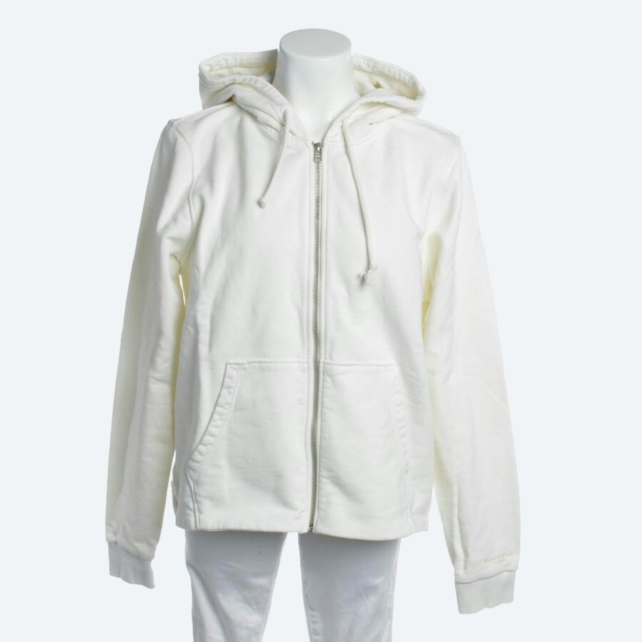 Image 1 of Sweat Jacket XL Beige in color White | Vite EnVogue