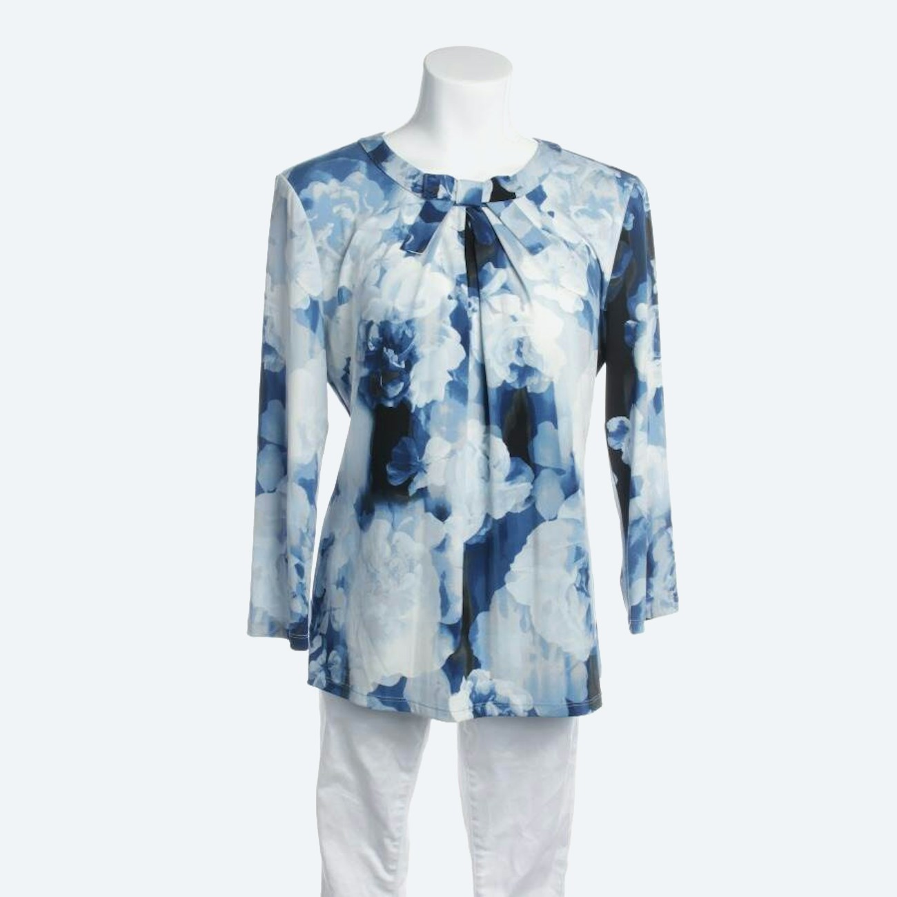 Image 1 of Shirt Blouse M Blue in color Blue | Vite EnVogue