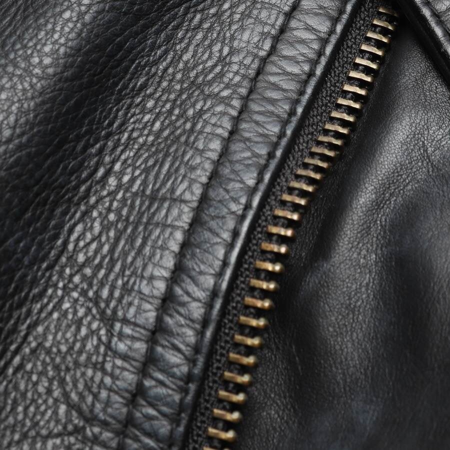 Image 4 of Leather Jacket 50 Black in color Black | Vite EnVogue