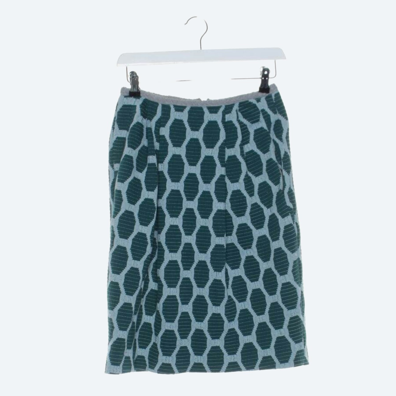 Image 1 of Skirt 34 Green in color Green | Vite EnVogue