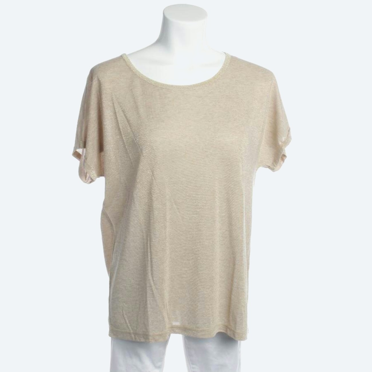 Image 1 of Shirt L Beige in color White | Vite EnVogue