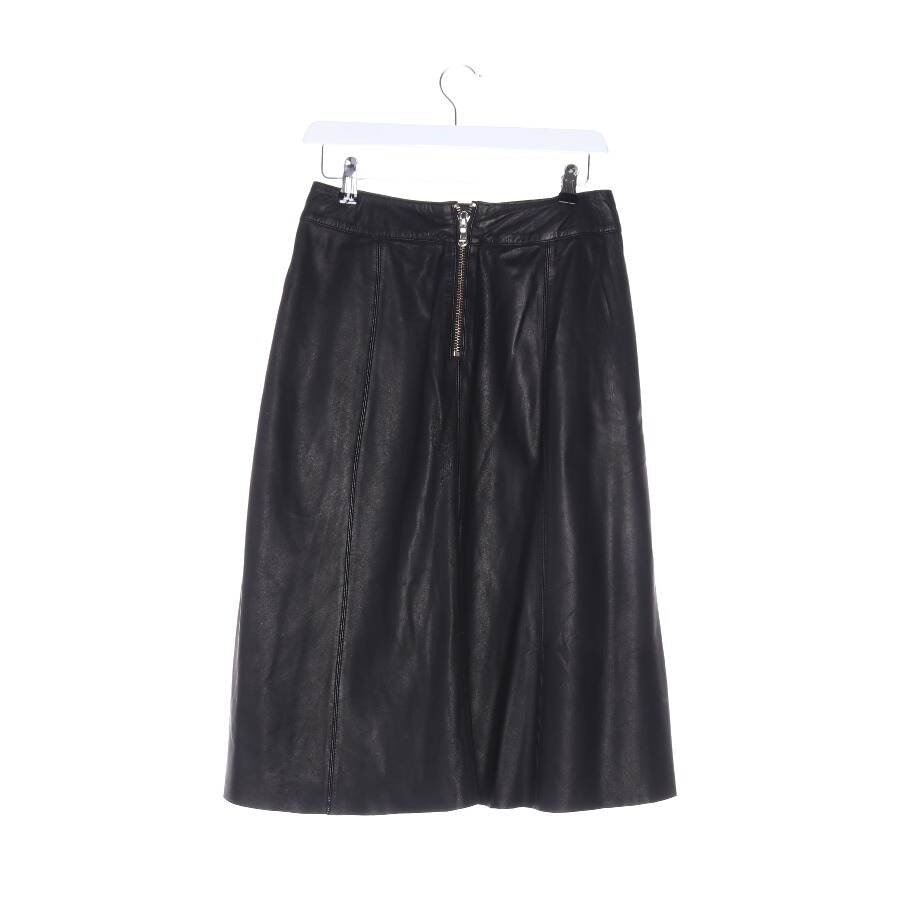 Image 2 of Leather Skirt XS Black in color Black | Vite EnVogue