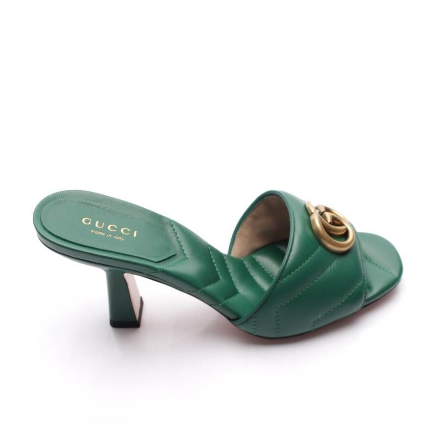 Image 1 of Heeled Sandals EUR 35.5 Green in color Green | Vite EnVogue