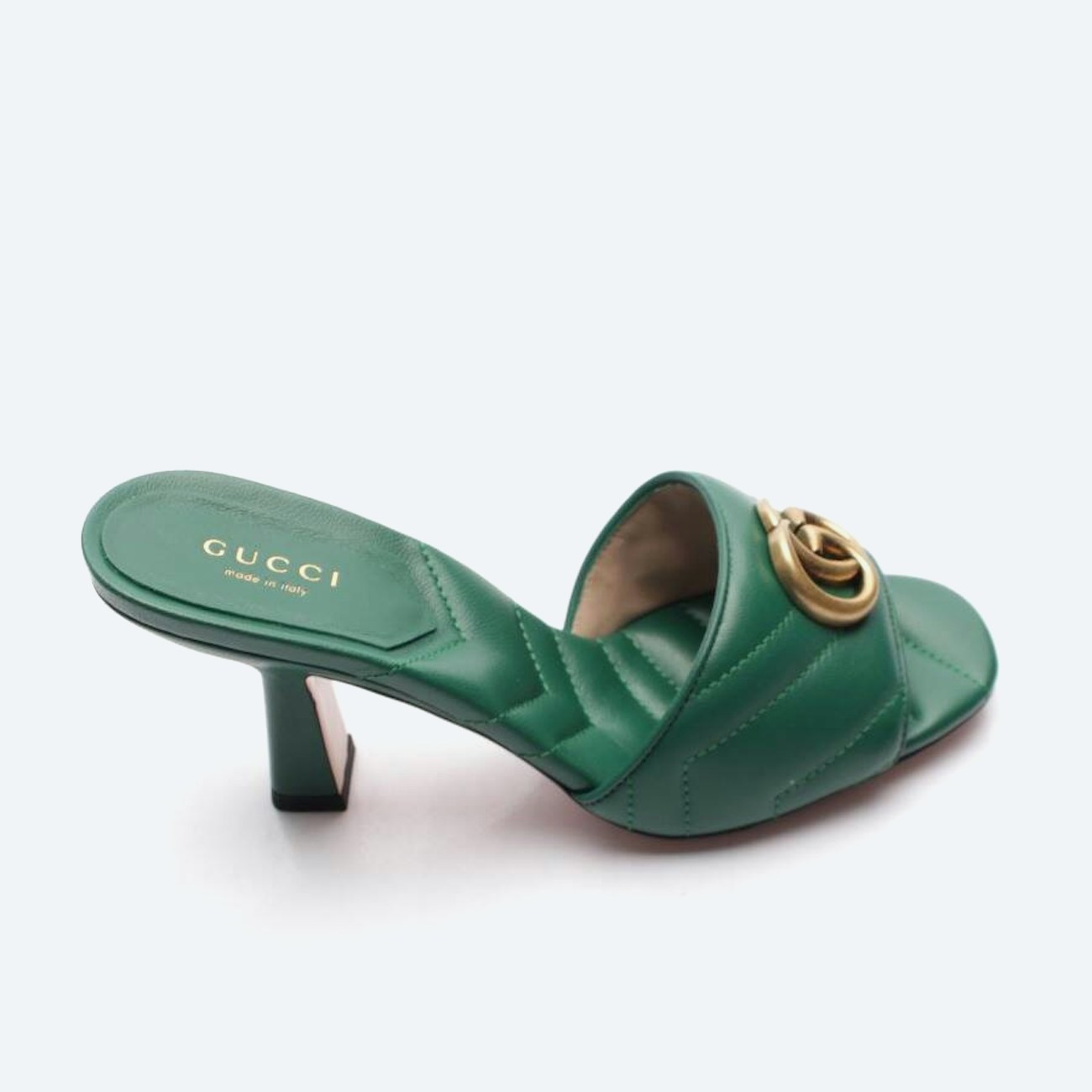 Image 1 of Heeled Sandals EUR 35.5 Green in color Green | Vite EnVogue