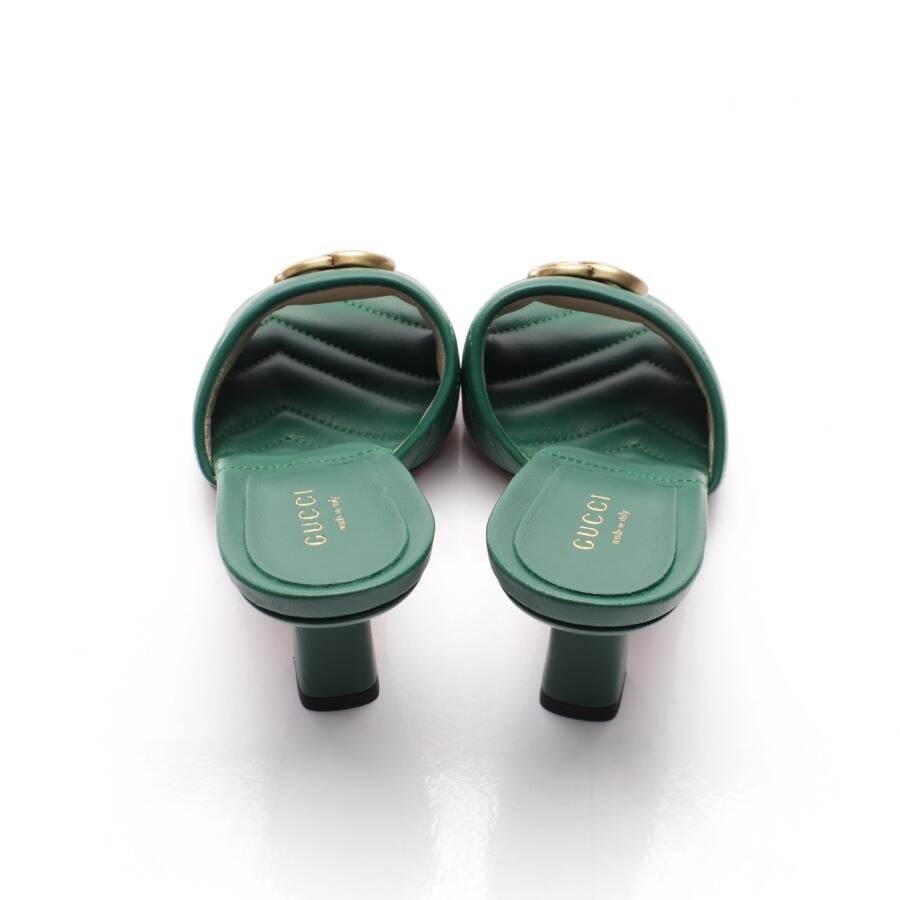 Image 3 of Heeled Sandals EUR 35.5 Green in color Green | Vite EnVogue