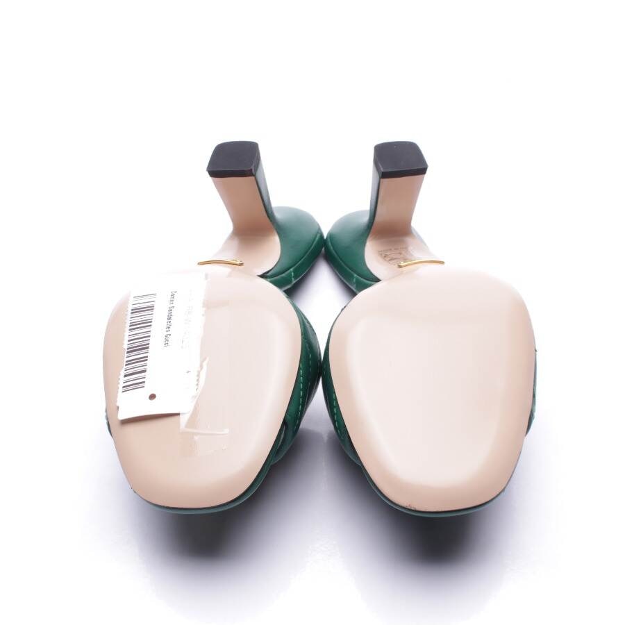 Image 4 of Heeled Sandals EUR 35.5 Green in color Green | Vite EnVogue