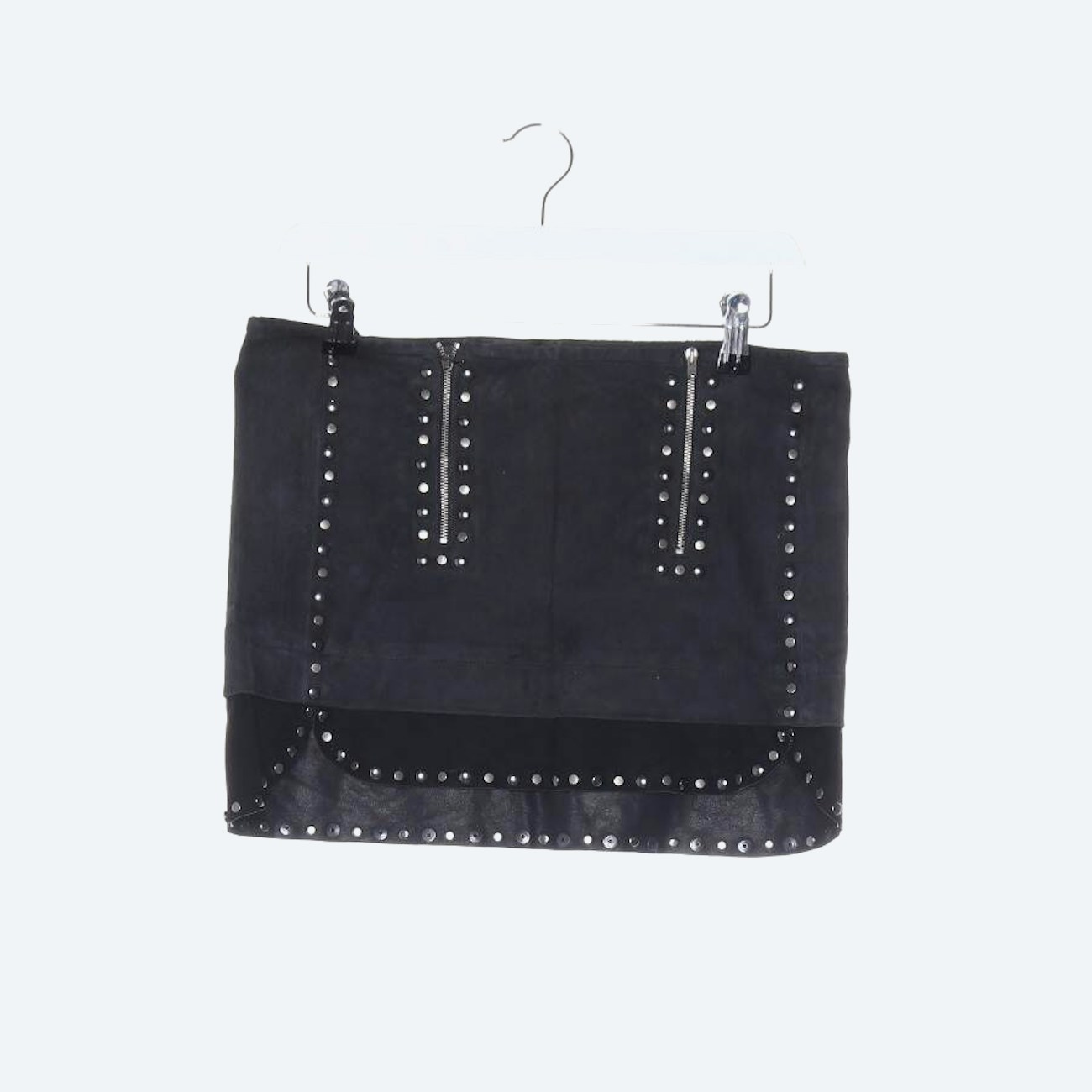 Image 1 of Leather Skirt 36 Black in color Black | Vite EnVogue