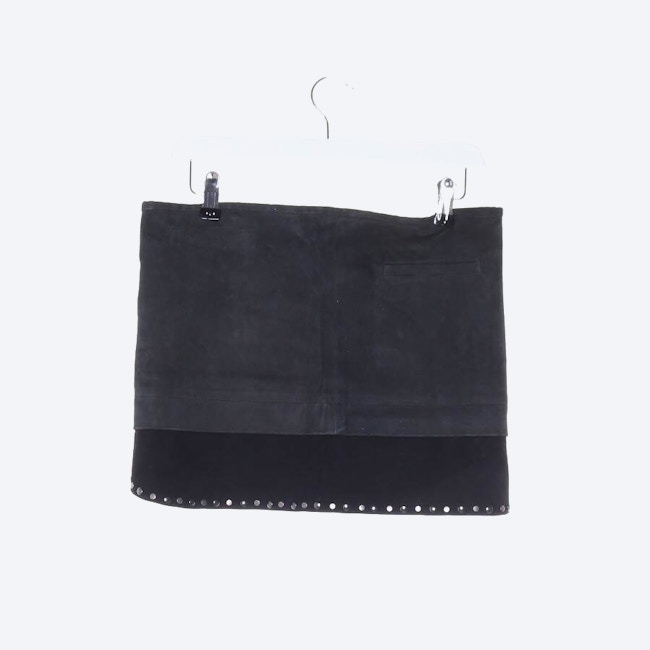 Image 2 of Leather Skirt 36 Black in color Black | Vite EnVogue