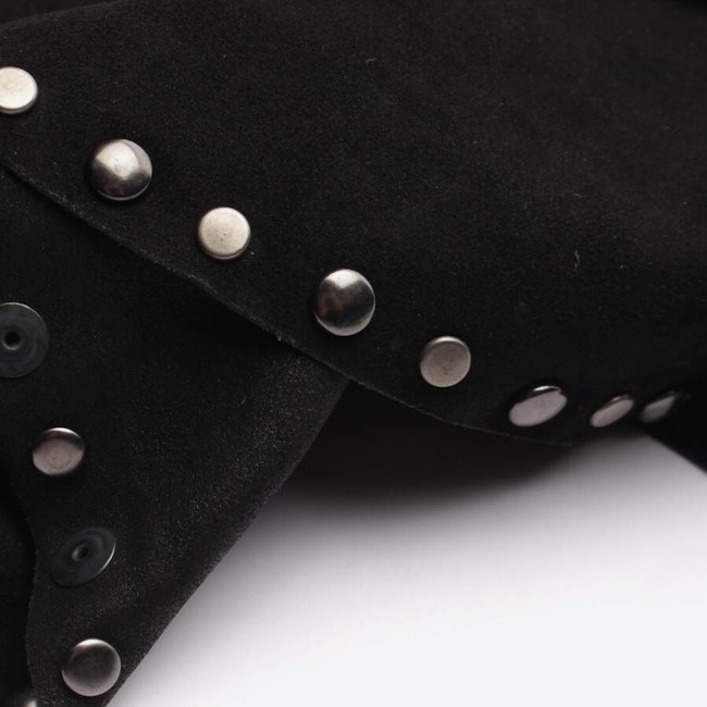 Image 3 of Leather Skirt 36 Black in color Black | Vite EnVogue
