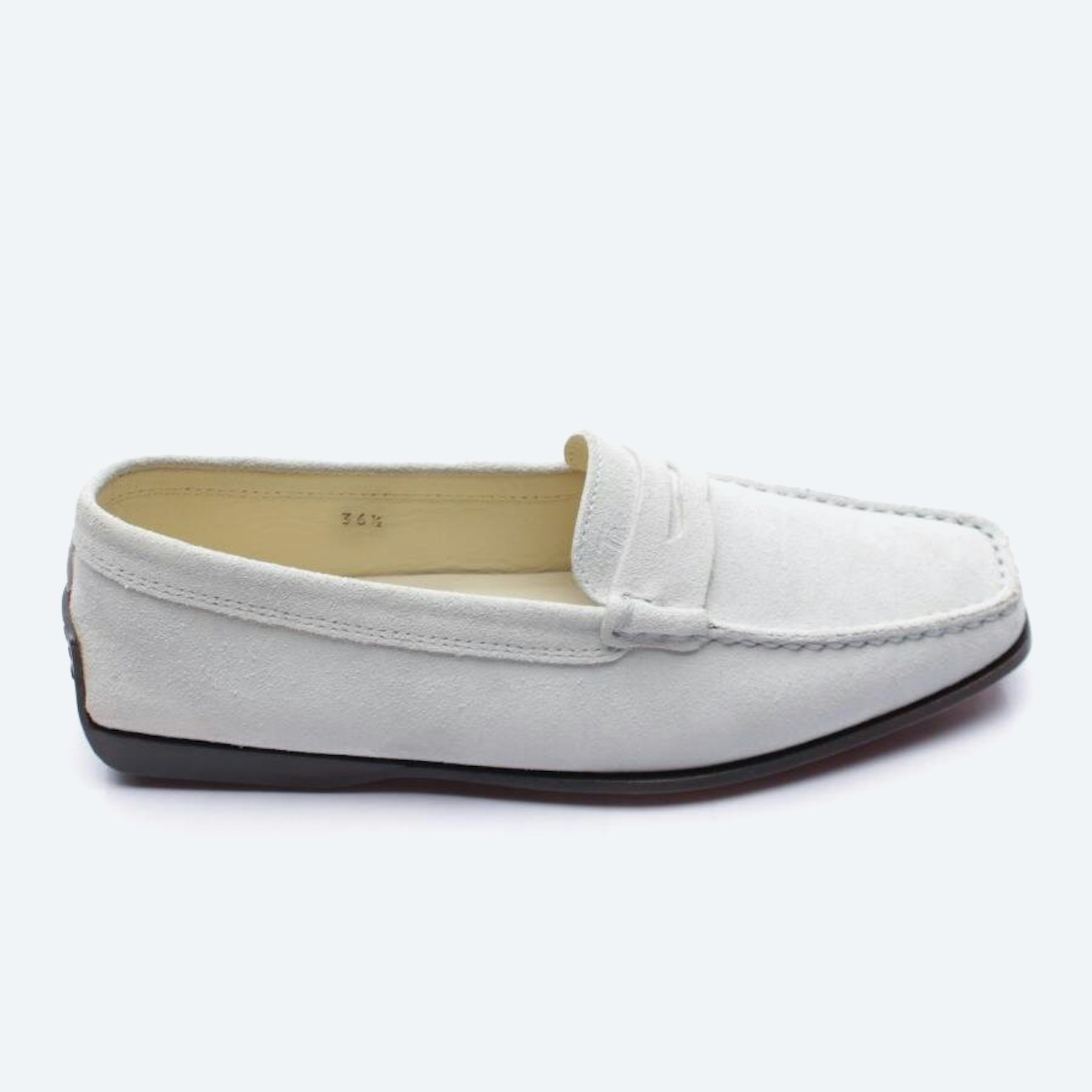 Image 1 of Gommino Loafers EUR 36.5 Light Gray in color Gray | Vite EnVogue