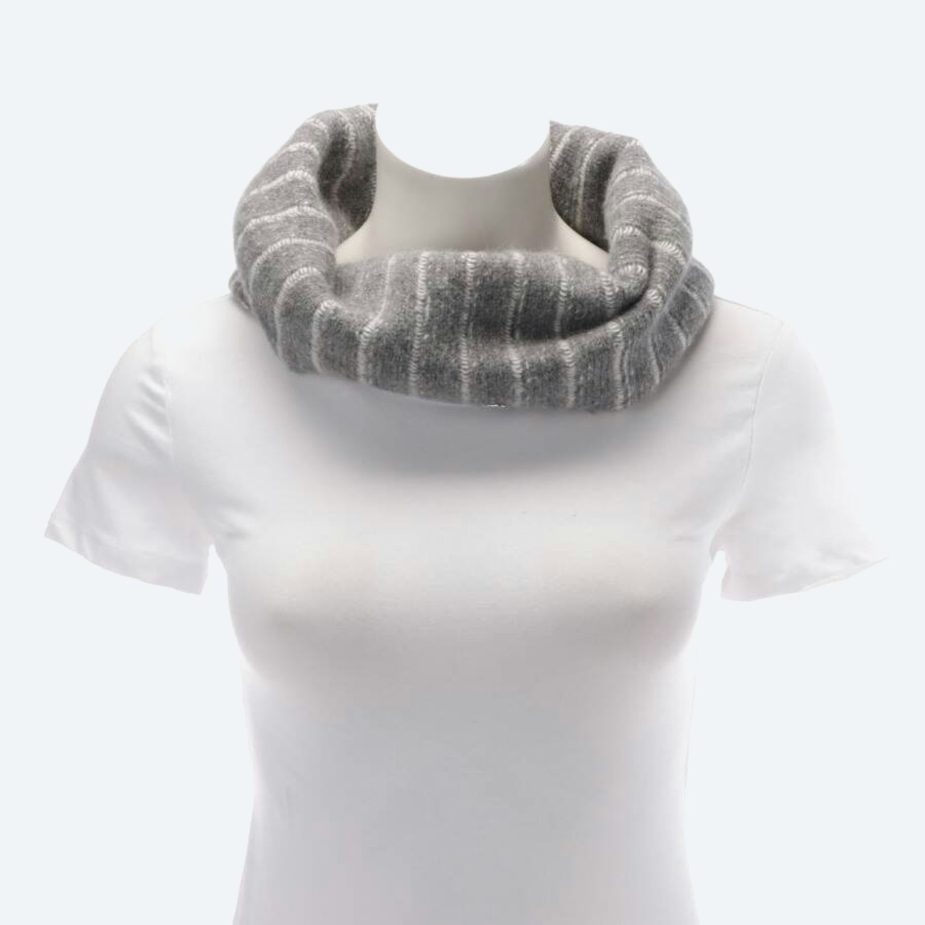 Image 1 of Wool  Tube Scarf Gray in color Gray | Vite EnVogue