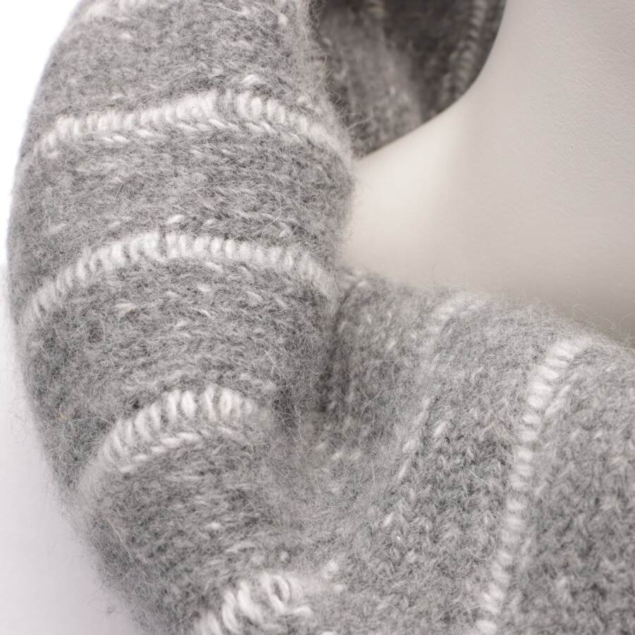 Image 2 of Wool  Tube Scarf Gray in color Gray | Vite EnVogue