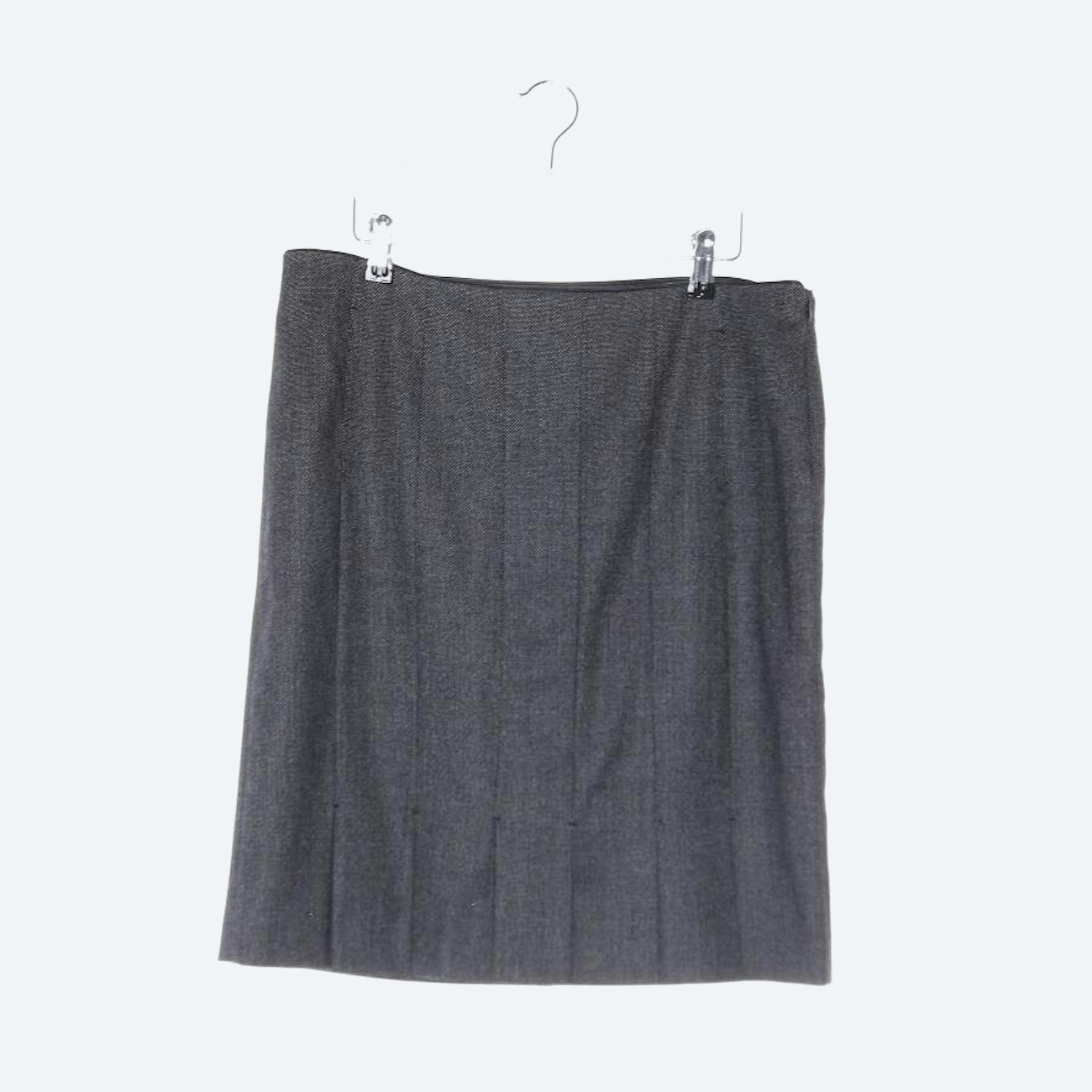Image 1 of Wool Skirt 42 Dark Gray in color Gray | Vite EnVogue