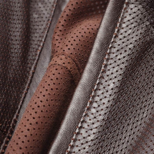 Image 3 of Leather Jacket 50 Brown in color Brown | Vite EnVogue