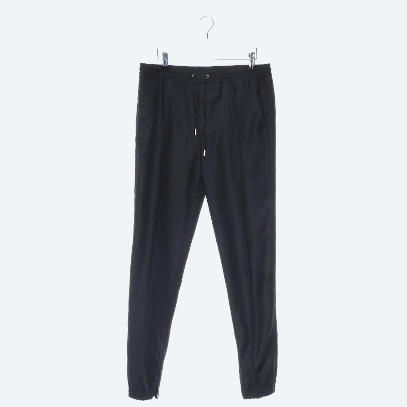 Image 1 of Wool Pants W48 Black in color Black | Vite EnVogue
