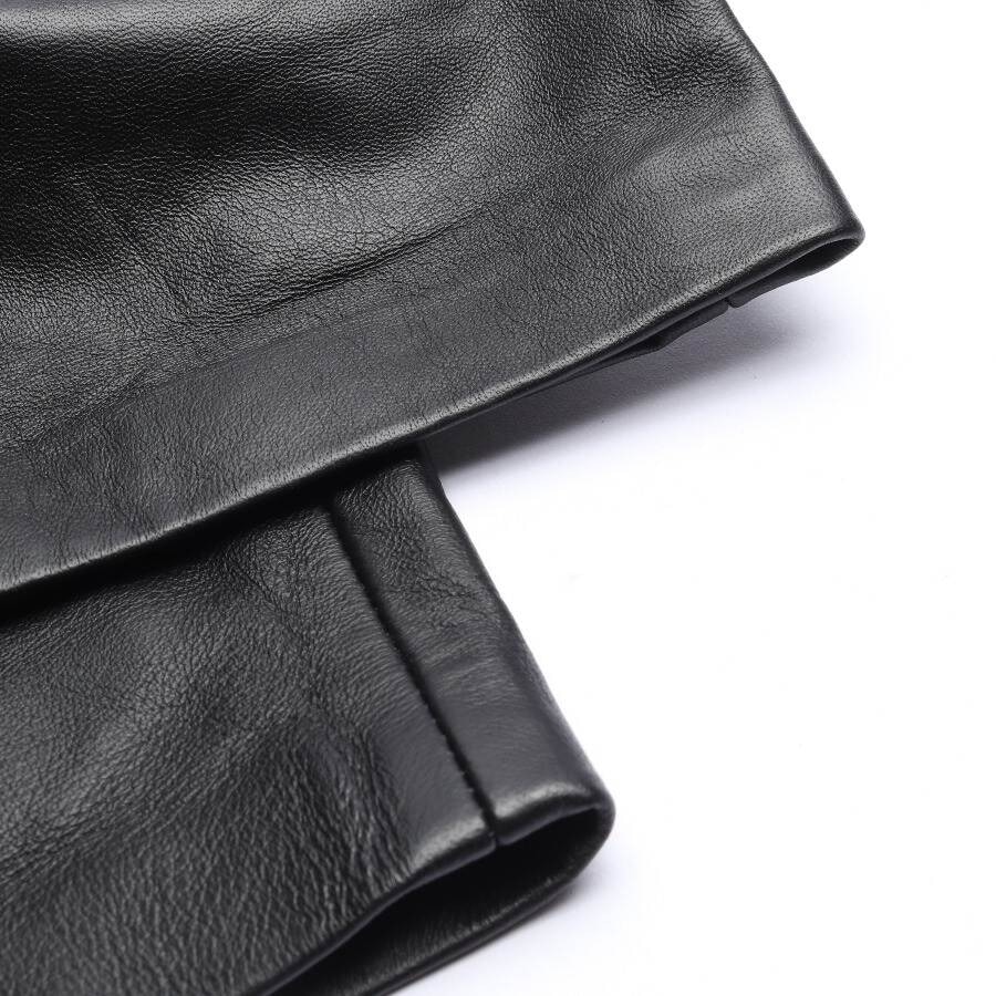 Image 3 of Leather Pants 34 Black in color Black | Vite EnVogue