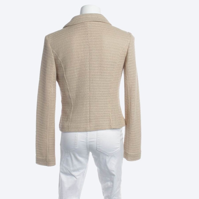 Image 2 of Quilted Coat 36 Beige in color White | Vite EnVogue