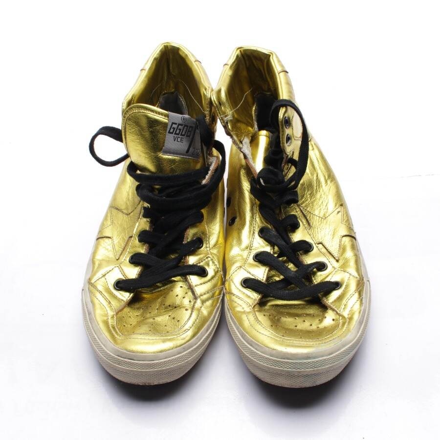 Image 2 of High-Top Sneakers EUR 45 Gold in color Metallic | Vite EnVogue