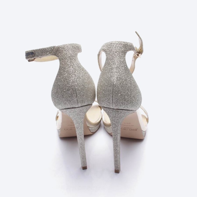 Image 3 of Heeled Sandals EUR 36.5 Gold in color Metallic | Vite EnVogue