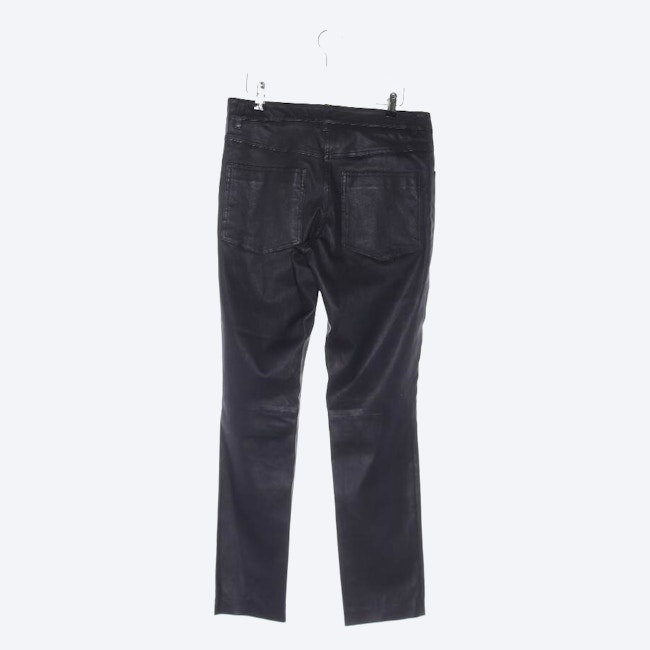 Image 2 of Leather Pants 48 Black in color Black | Vite EnVogue