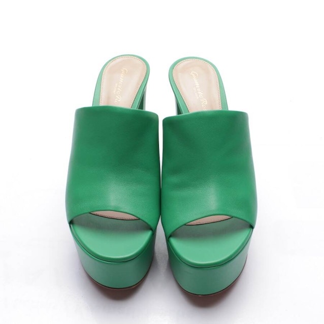 Heeled Sandals EUR 37 Green | Vite EnVogue
