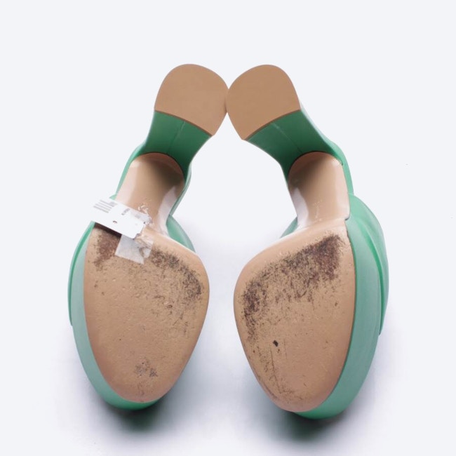 Image 4 of Heeled Sandals EUR 37 Green in color Green | Vite EnVogue