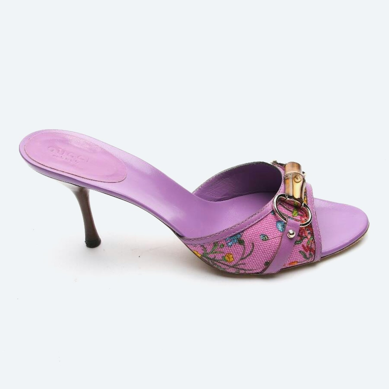 Image 1 of Heeled Sandals EUR 40.5 Purple in color Purple | Vite EnVogue