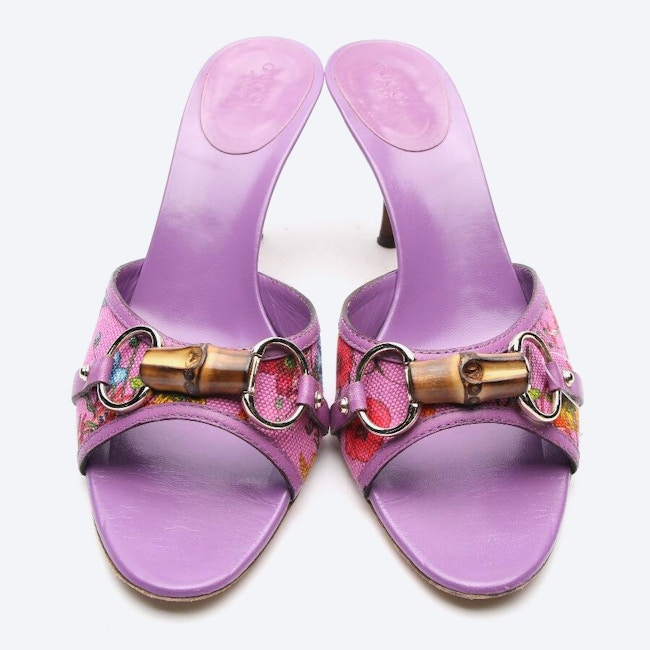 Image 2 of Heeled Sandals EUR 40.5 Purple in color Purple | Vite EnVogue
